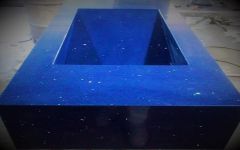 Tampo com Cuba de Pedra em Silestone Marina Stellar