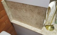 Detalhe Banheiro em Mármore Travertino