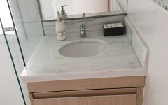 Tampo em Mármore Branco Comum