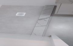 Mureta de box  em Quartzito Denalli