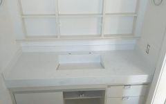 Tampo com cuba de pedra em Mármore Carrara Prime