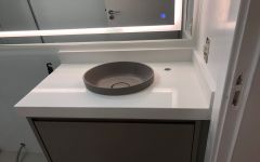 Tampo em Quartzo Branco