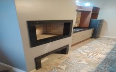 Revestimento de churrasqueira em granito verde Ubatuba