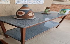 Mesa em Granito Cinza Castelo