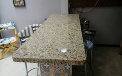Mesa em Granito Amarelo Ornamental