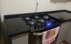 Tampo em Granito Preto Via Lactea