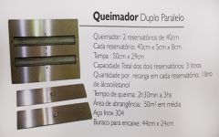 Queimador Duplo Paralelo